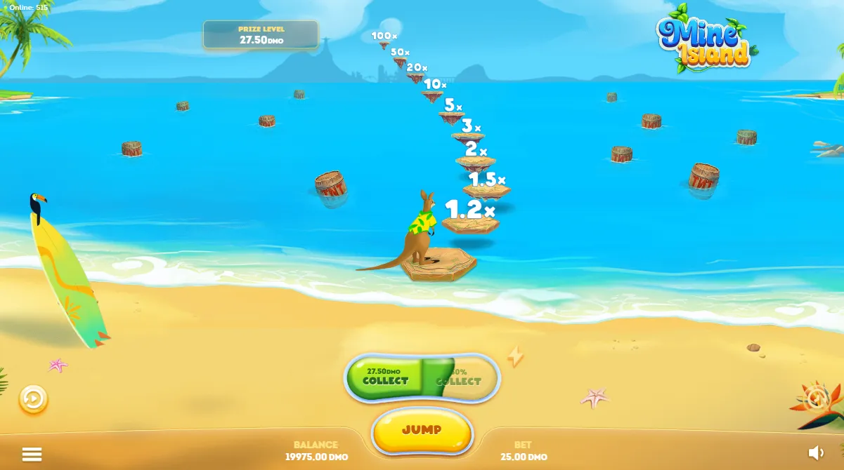 Mine Island app